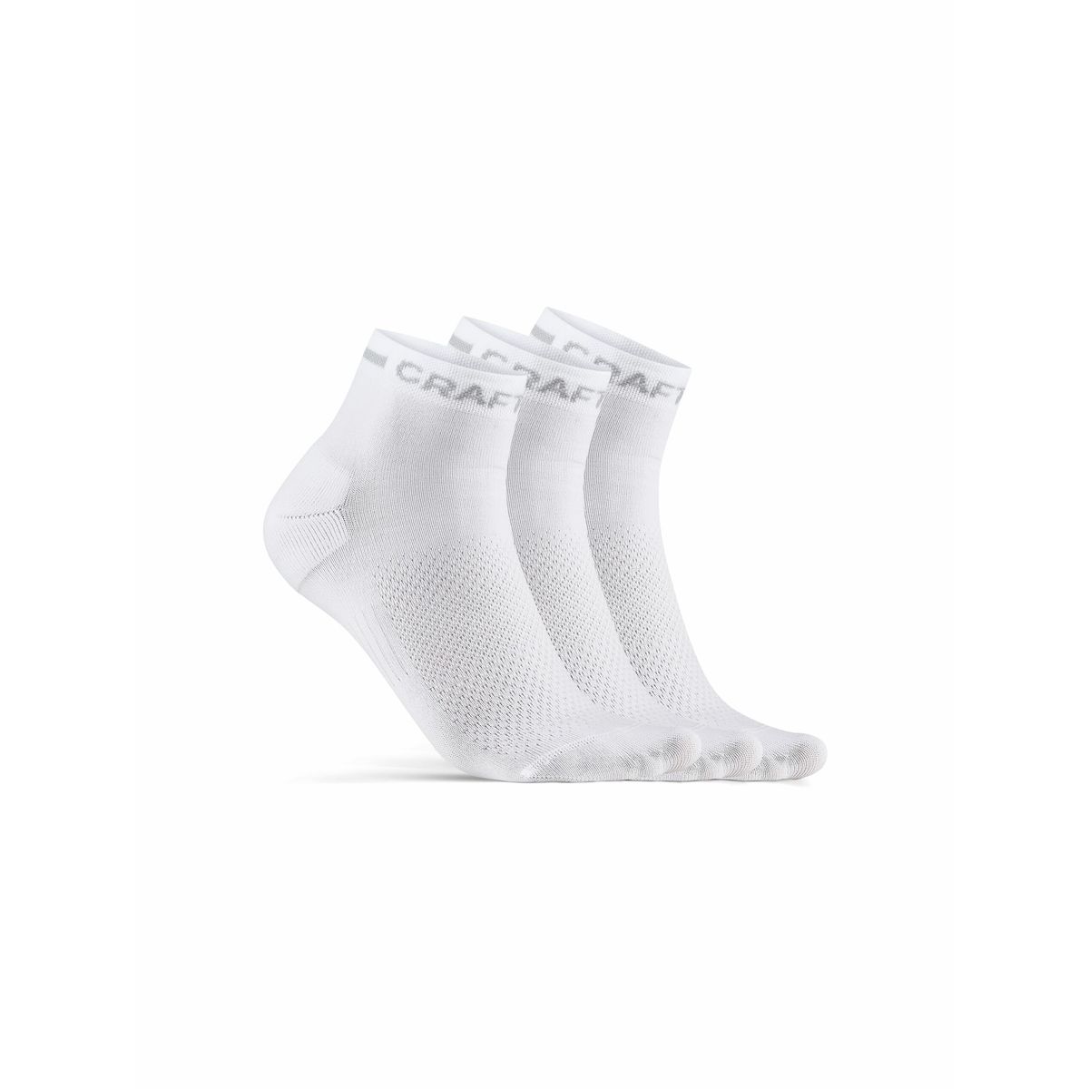 Craft - CORE Dry Mid Sock 3-Pack - White 37/39