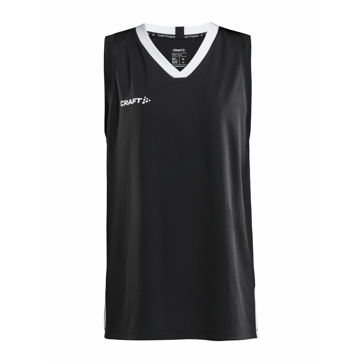 Craft - Progress Basket Singlet JR - Black 146/152