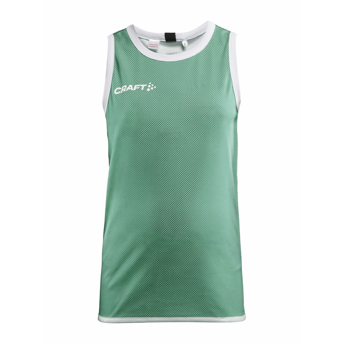 Craft - Progress Reversible Basket Singlet JR - Team Green/White 134/140