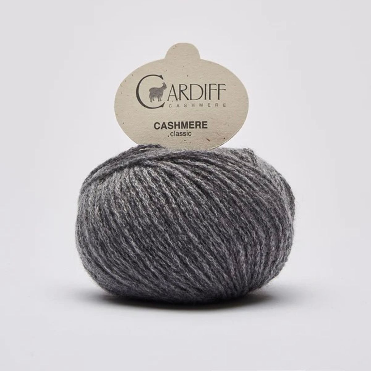 Cardiff Cashmere Classic Fumo 519