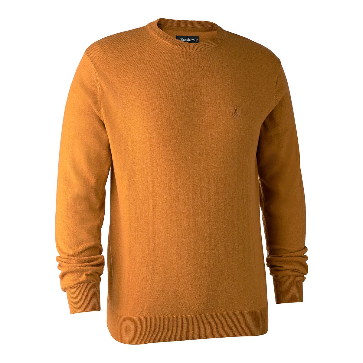 Kingston Strik med rund hals - Golden Oak - 3XL