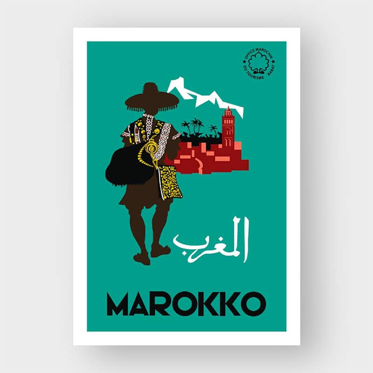 Plakat MAROKKO - 50x70