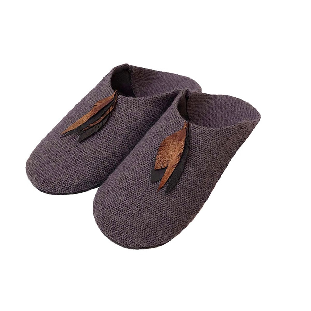 Slippers dame deluxe - gris graphite - 40