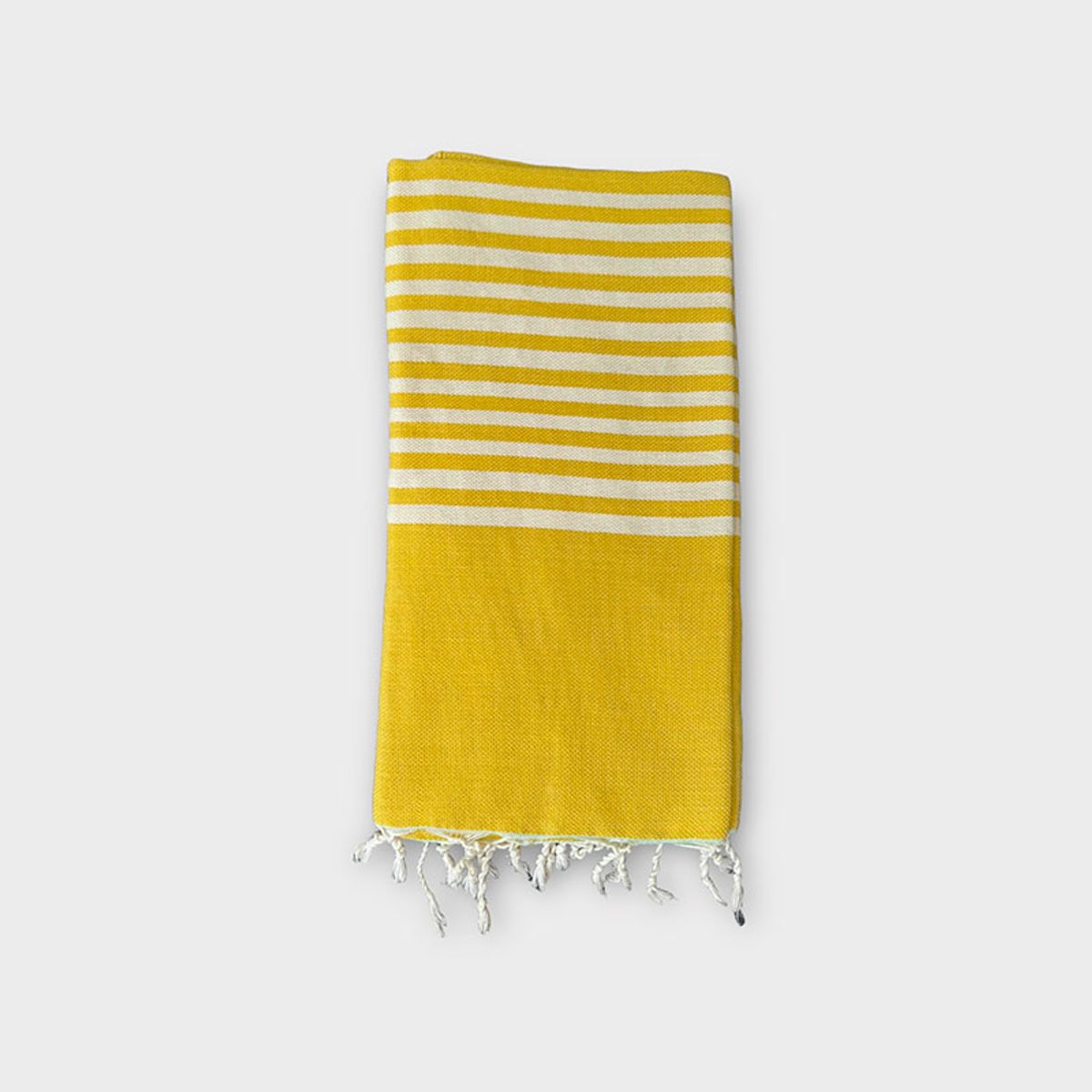 Marokkansk FOUTA hammamhåndklæde - Gul