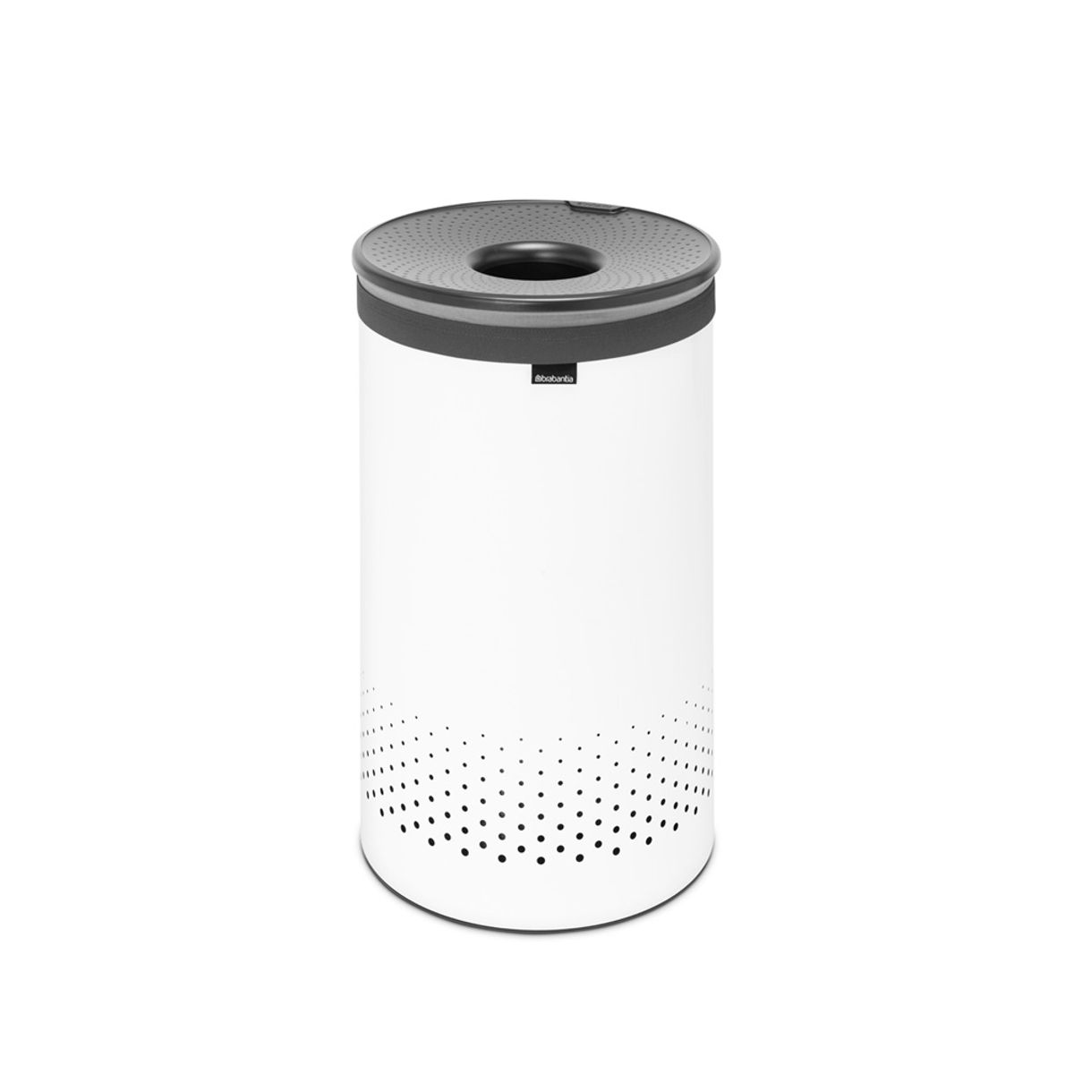 Brabantia vasketøjskurv - hvid - 60 liter