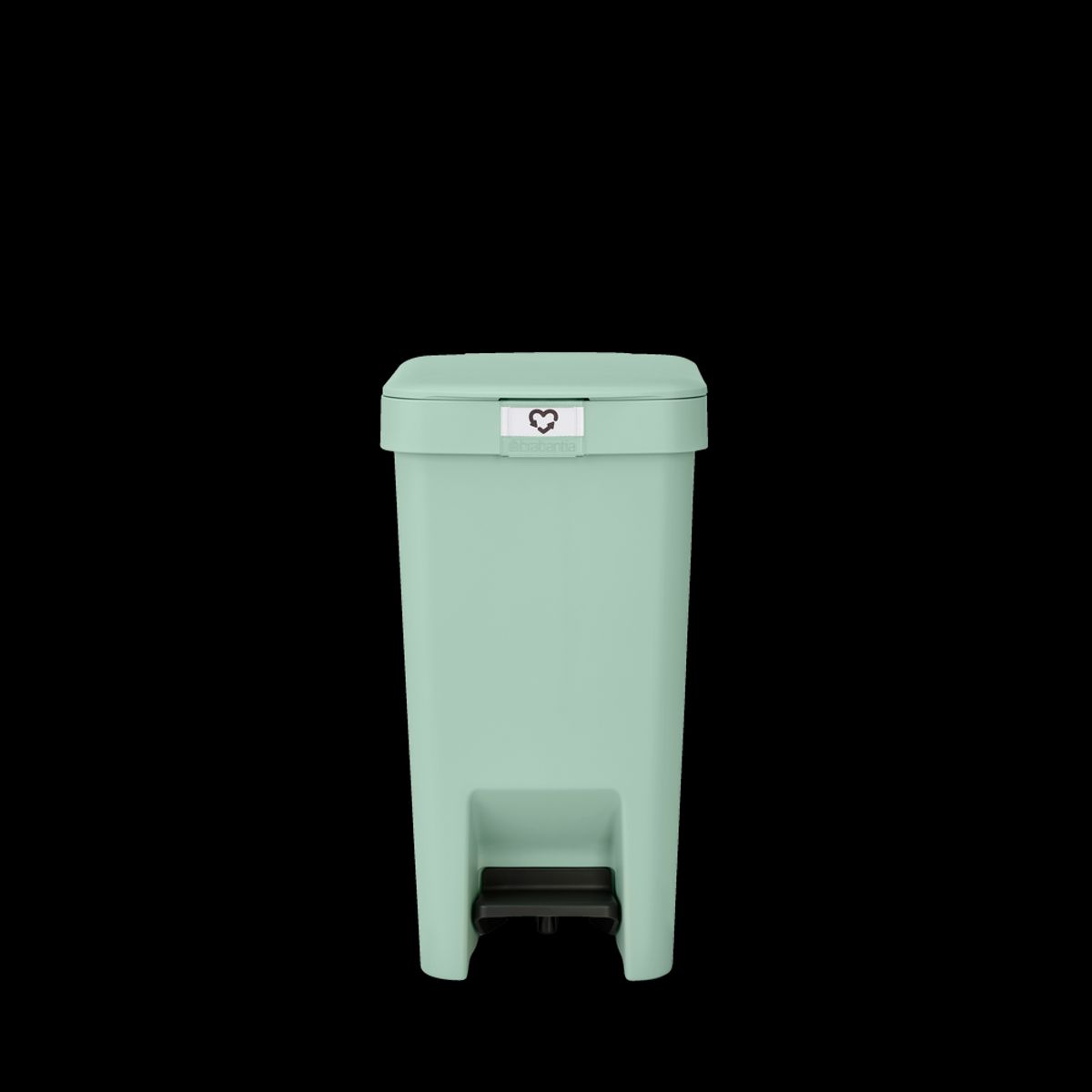 Brabantia StepUp Pedalspand, 10 Liter - i Genanvendt plast-Jade Green