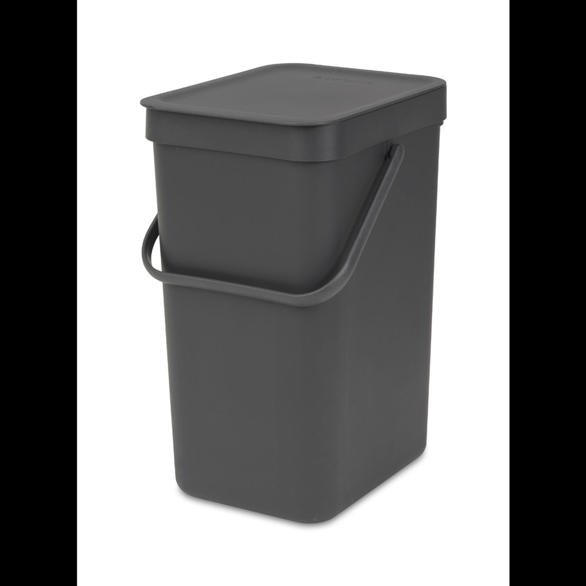 Affaldsspand m/låg sorteringskoncept 12 liter-Dark Grey