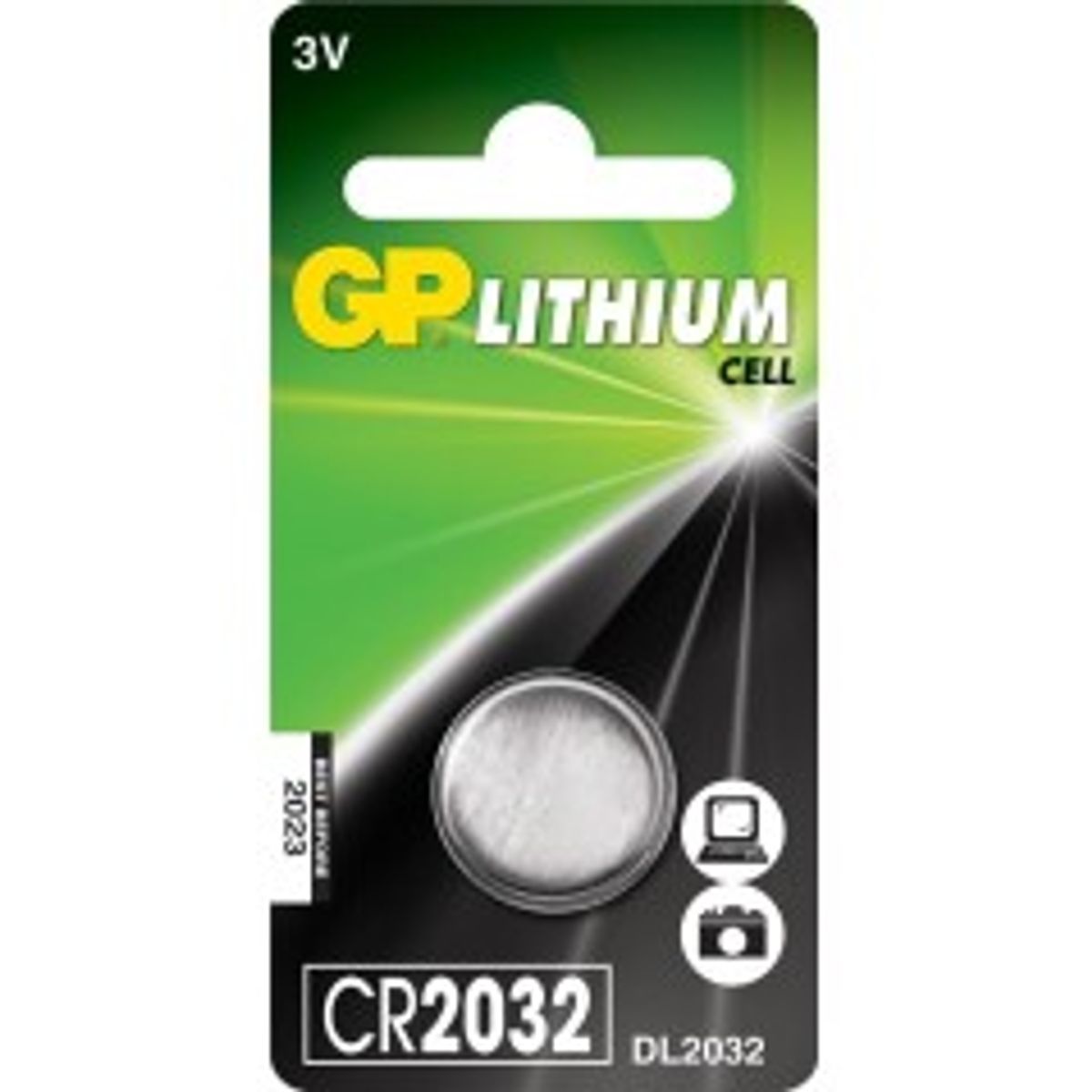 GP LITHIUM BUTTON CELL CR2032