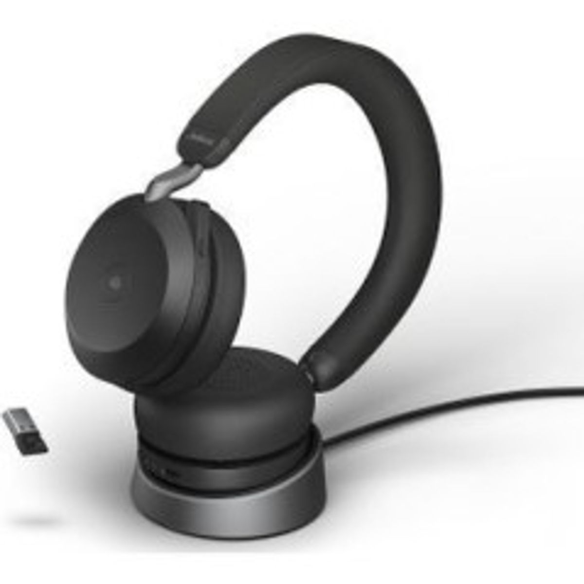 Jabra Evolve2 75 Trådløs Kabling Headset Sort