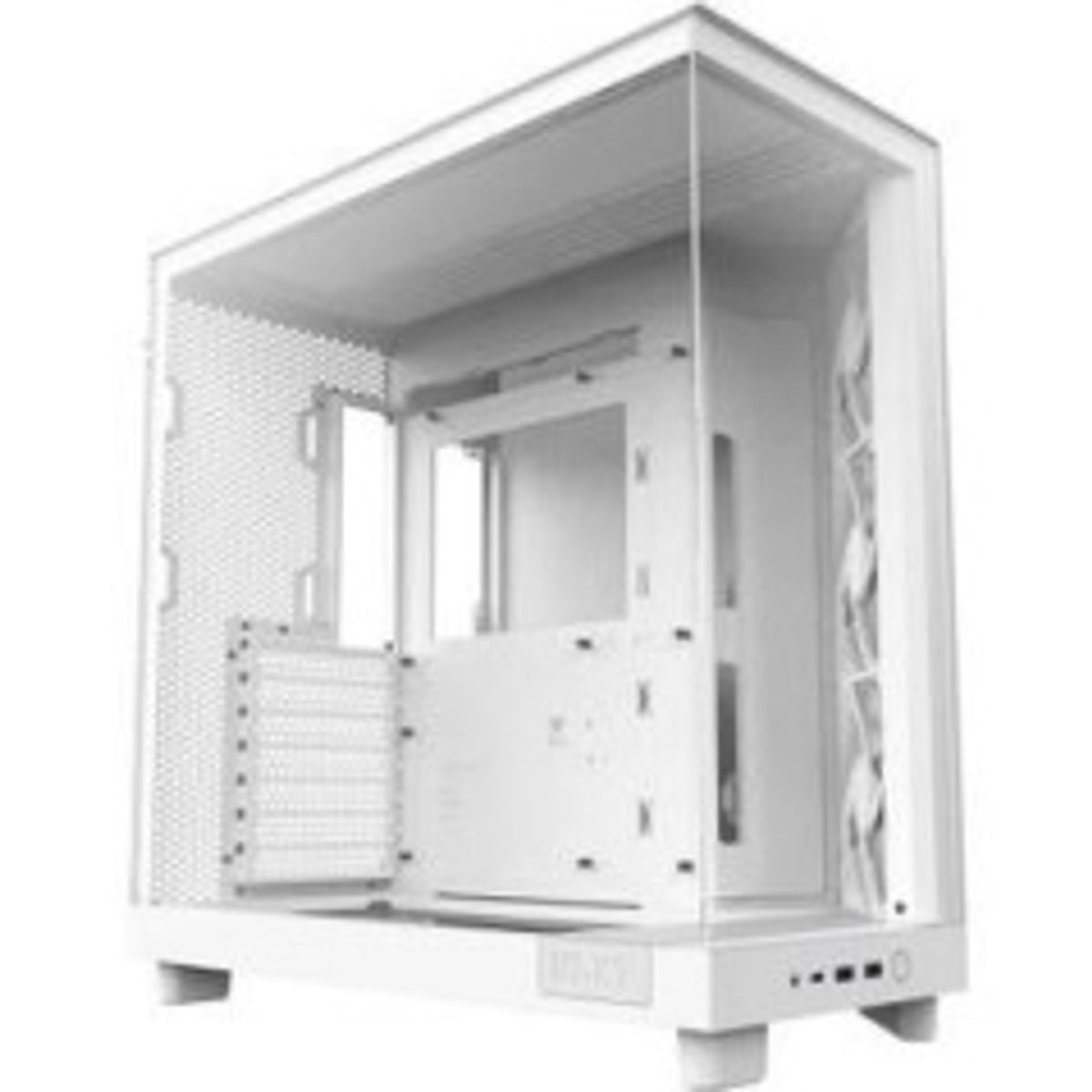 NZXT H series H6 Flow Tårn ATX Ingen strømforsyning Hvid