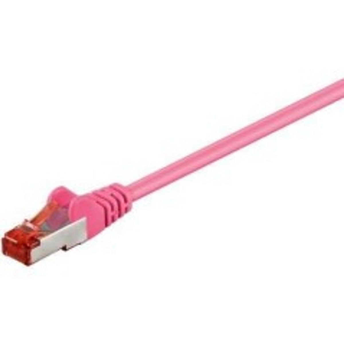 MicroConnect S/FTP CAT6 0.5m Pink LSZH