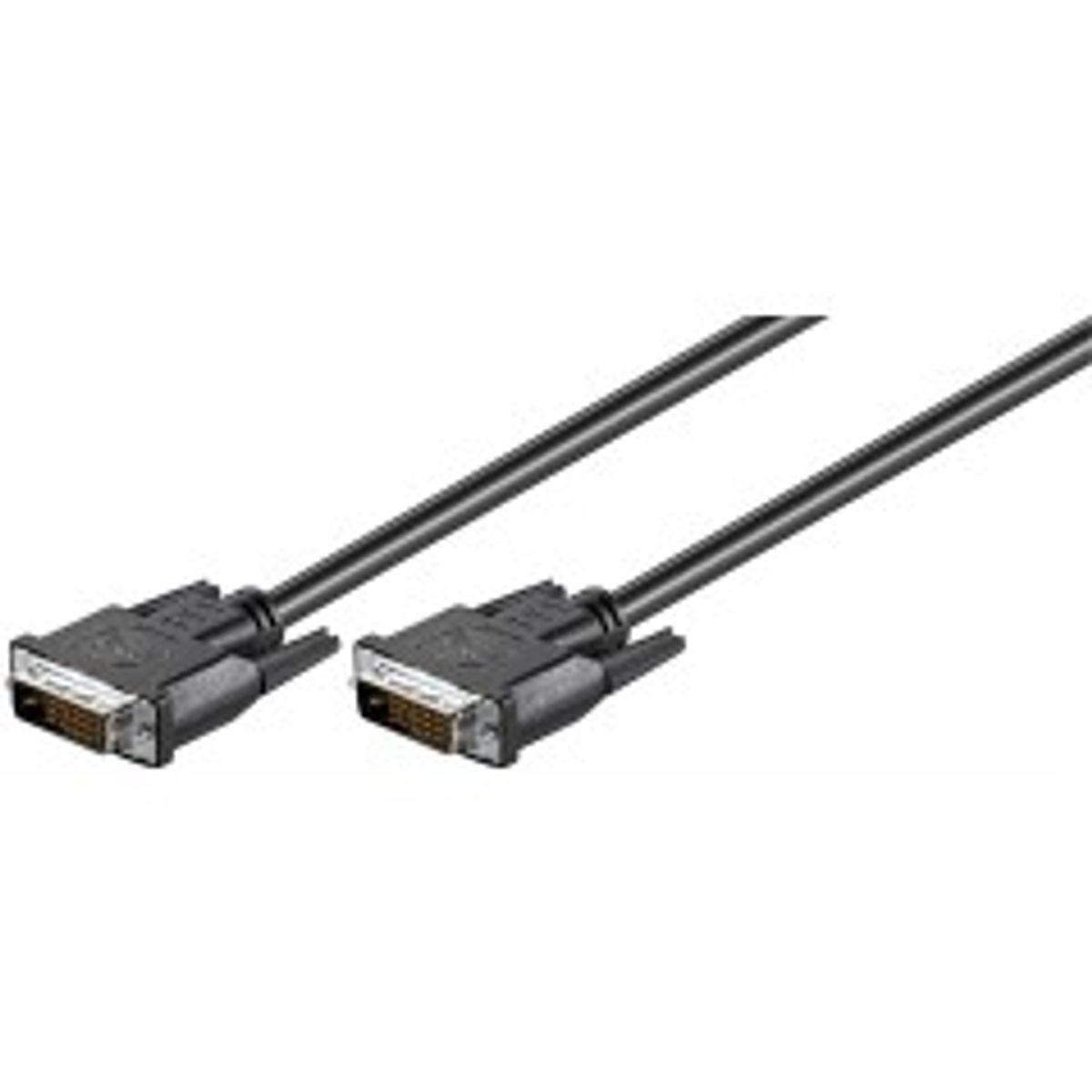 MicroConnect DVI-D 24+1-pin 2m M-M Black