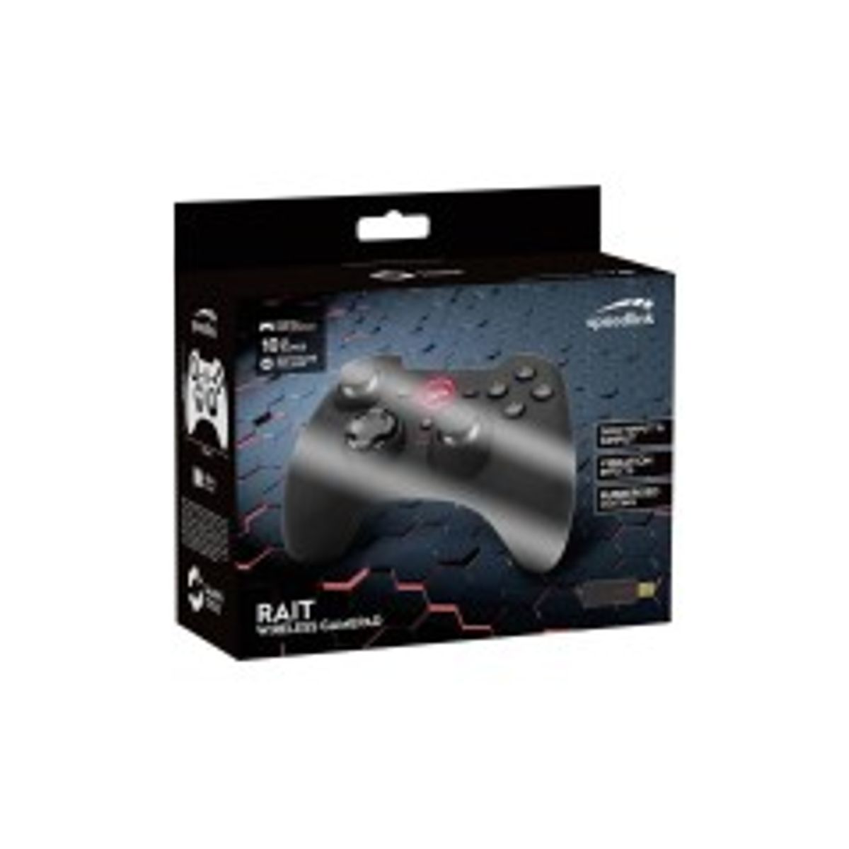 Speedlink RAIT Wireless Controller Gamepad PC PlayStation 3 Switch