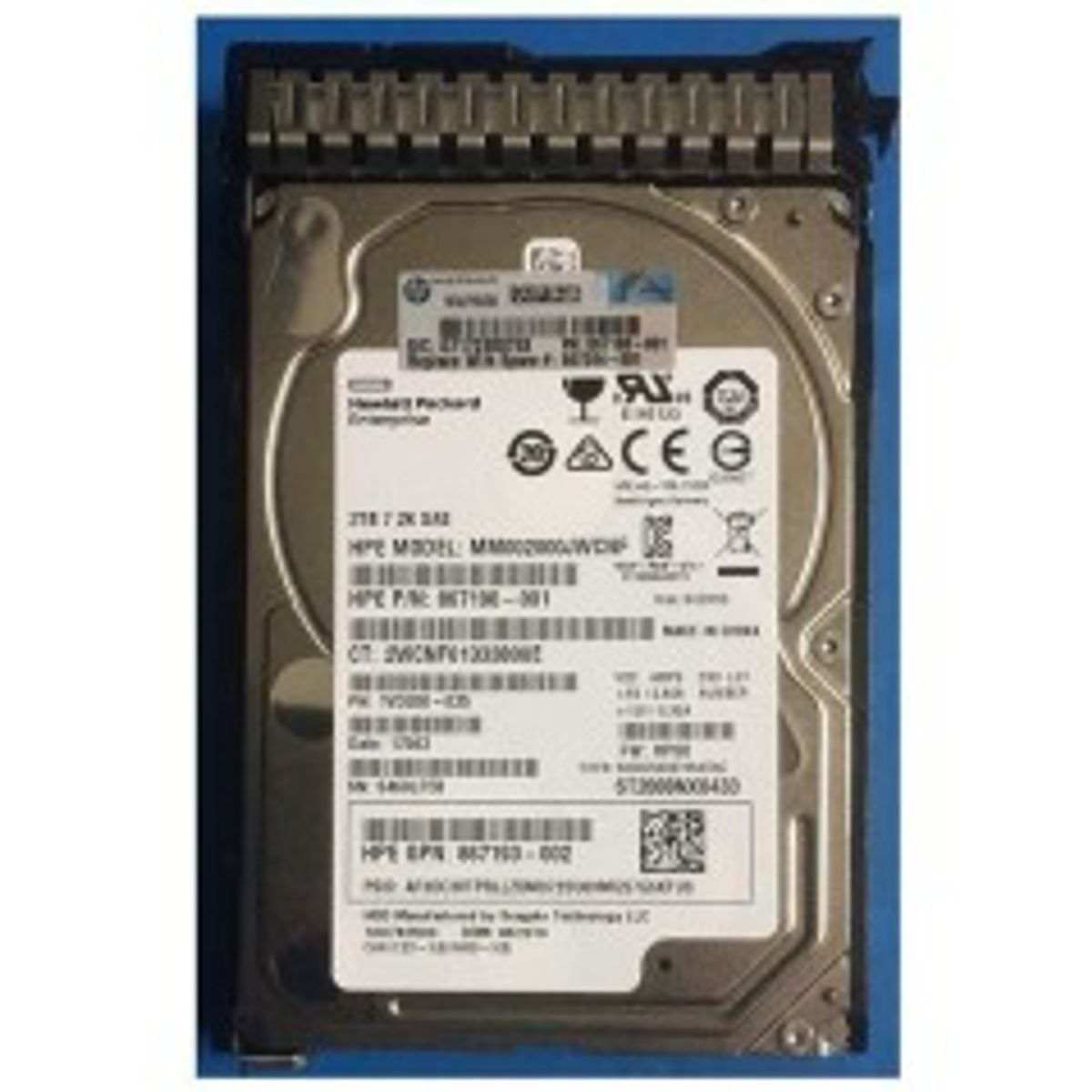 Hewlett Packard Enterprise HDD 2TB 12G 7.2K SFF SAS SC