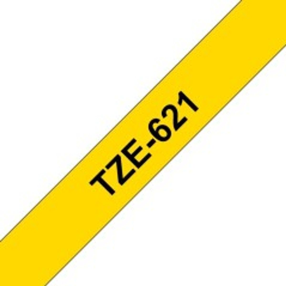 Brother TZE621 9MM BLACK ON YELLOW