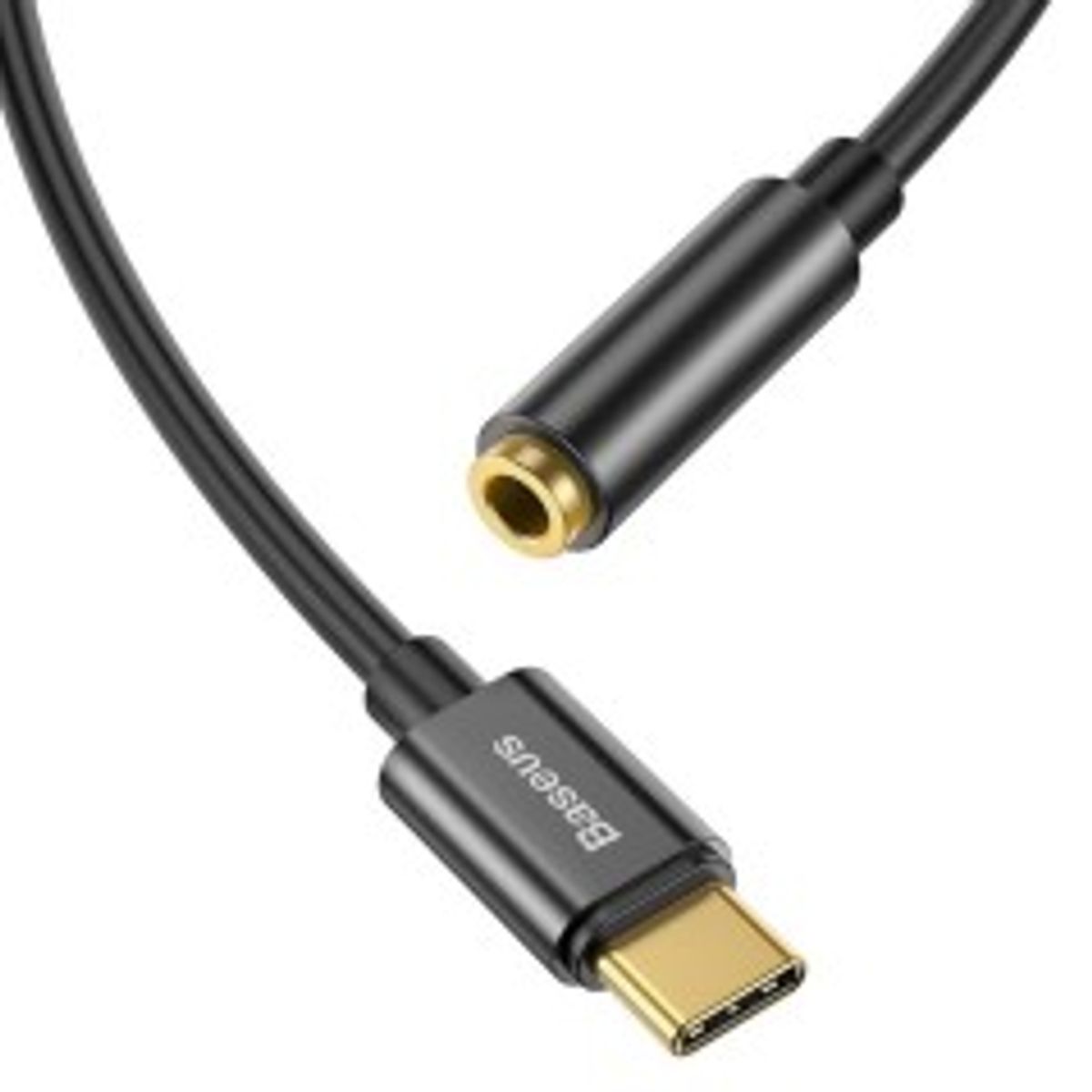 Baseus L54 USB-C til 3.5mm Jack adapter sort