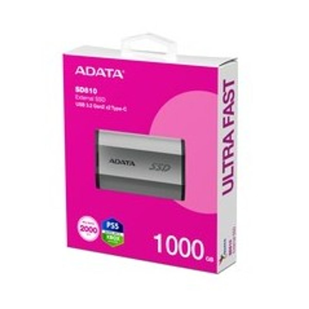 ADATA Solid state-drev SD810 1TB USB 3.2 Gen 2