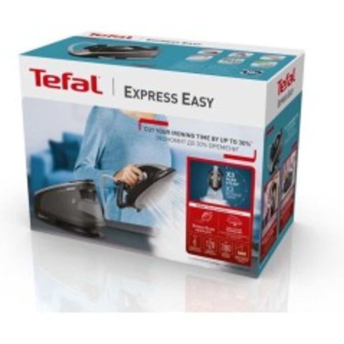 Tefal Express Easy SV6140E0 Dampstrygejern 2200 W 1.7 L sort/grå