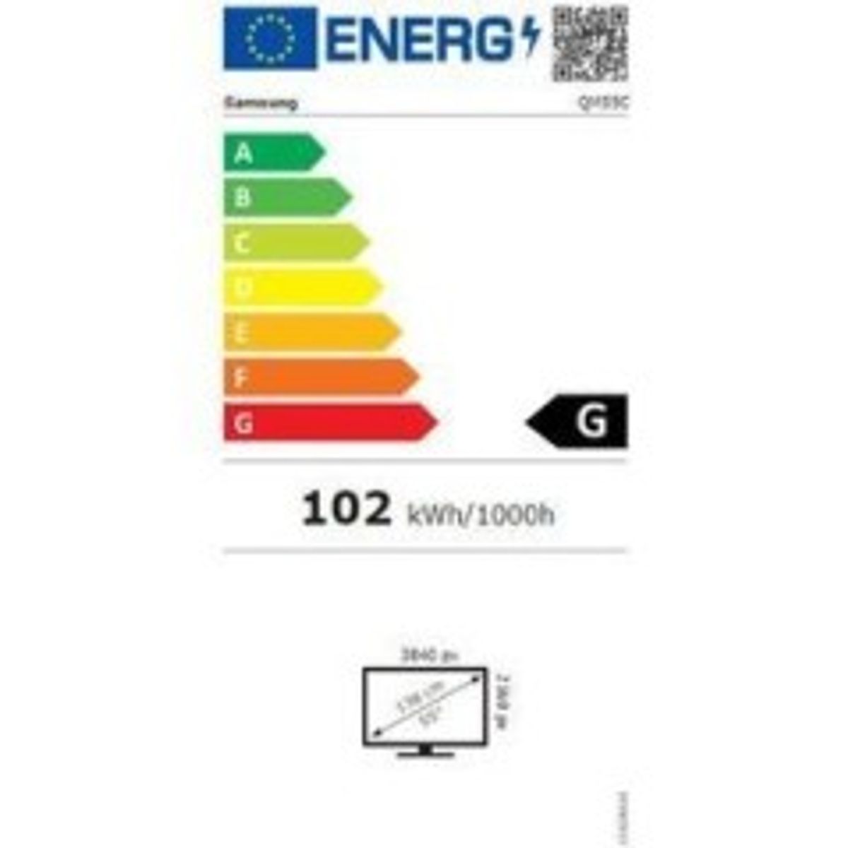 Samsung QM55C 55 Digital skiltning 3840 x 2160