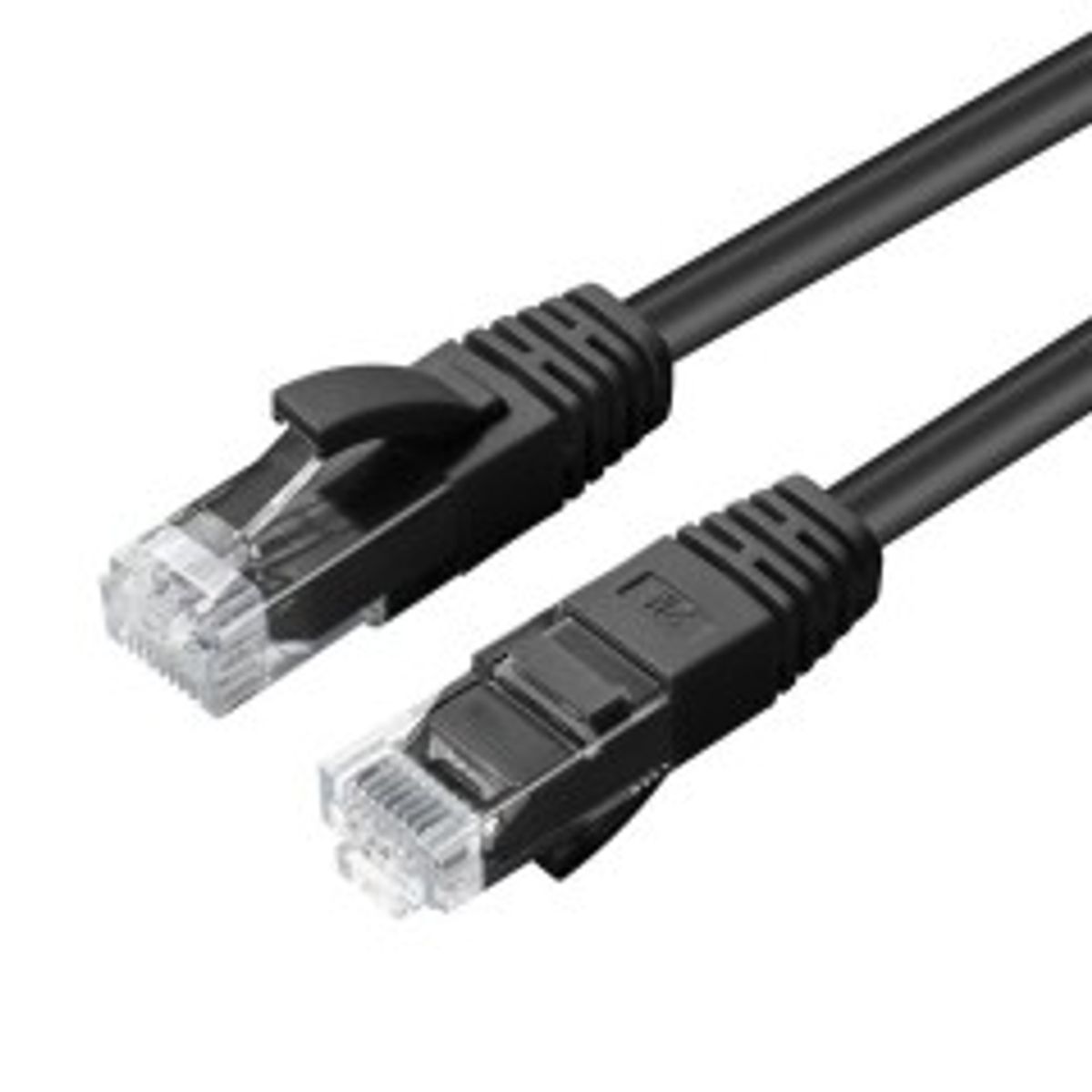 MicroConnect CAT6A UTP 0.3m Black LSZH