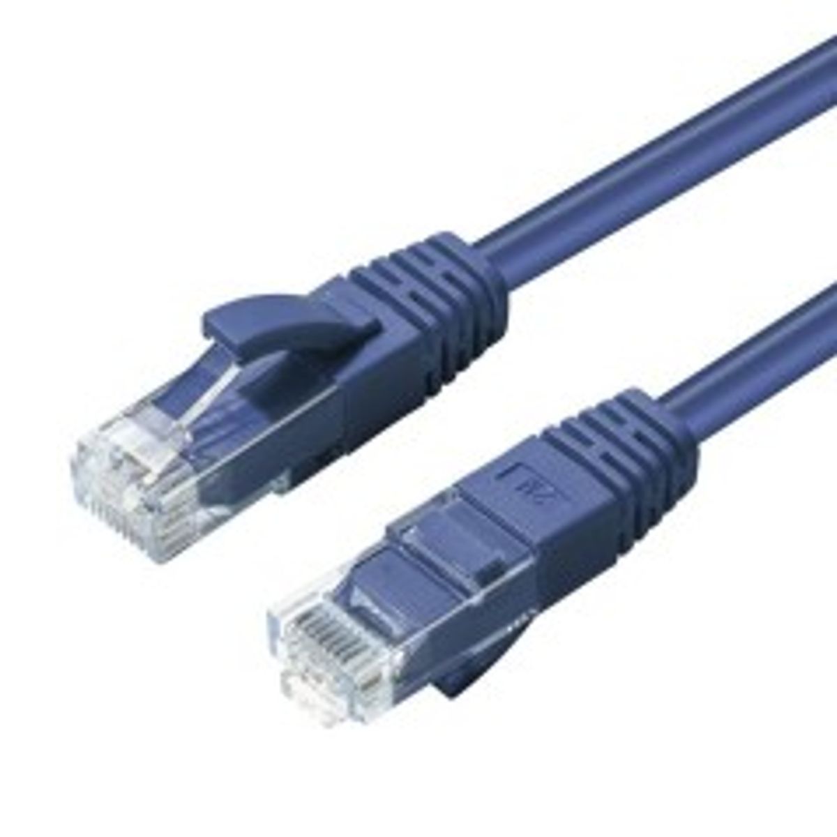 MicroConnect CAT6A UTP 0.25m Blue LSZH