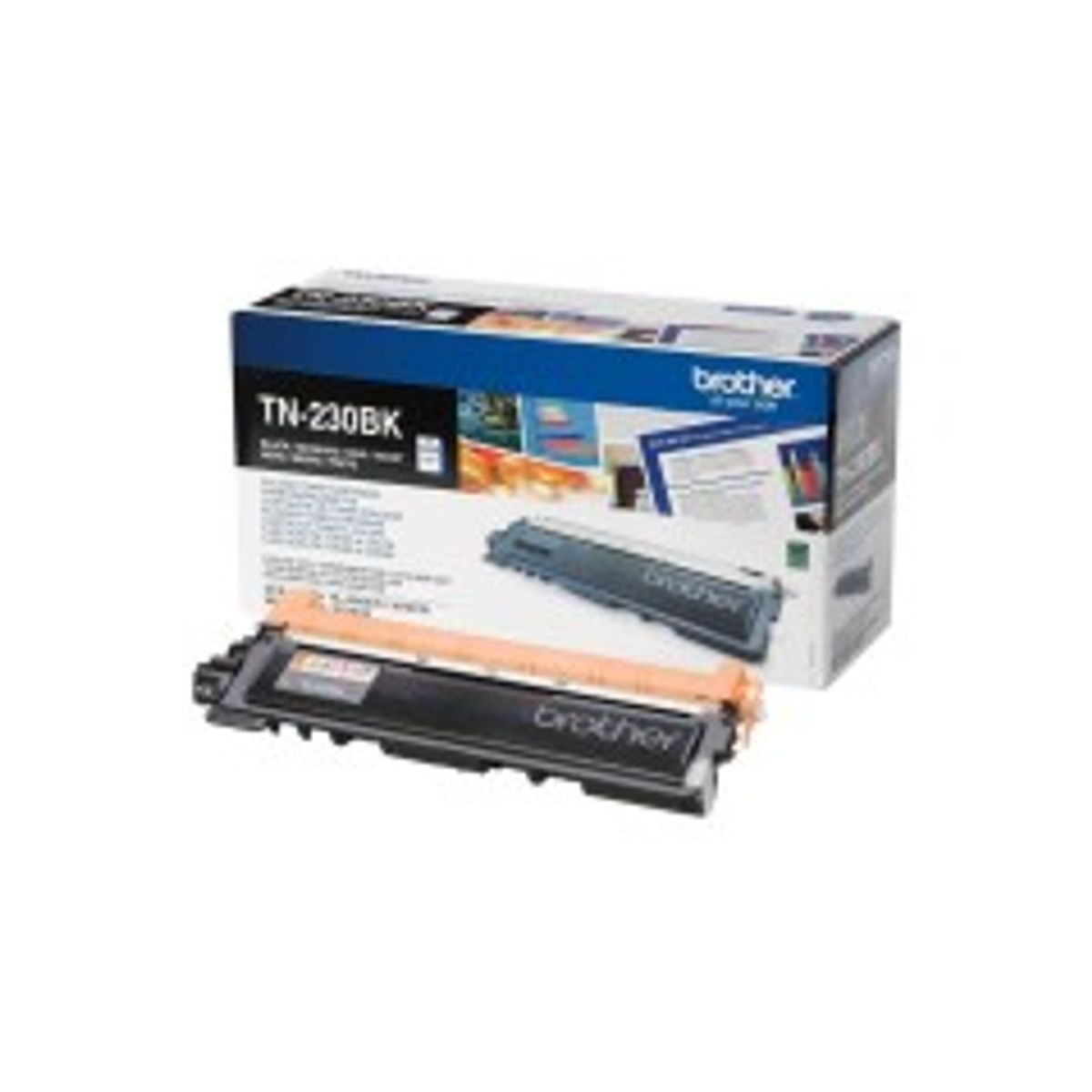 Brother TN 230BK Sort 2200 sider Toner