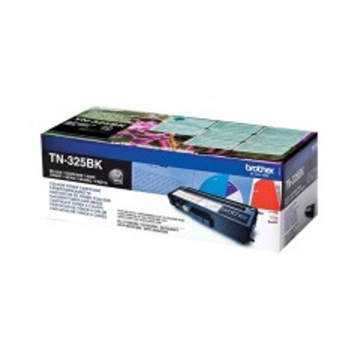 Brother TN 325BK Sort 4000 sider Toner