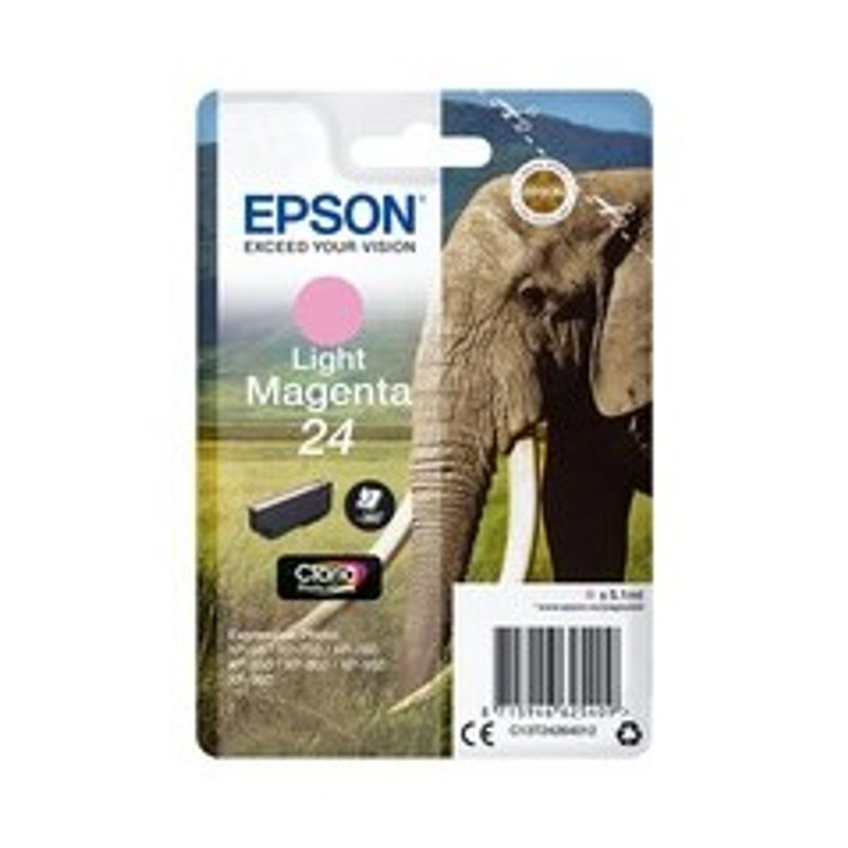 Epson 24 Lys magenta 360 sider Blæk C13T24264012