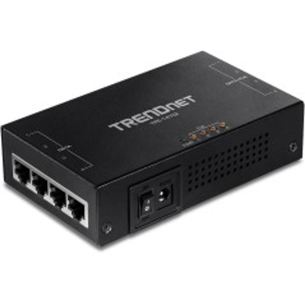 TRENDnet 65W 4-Port Gigabit PoE+