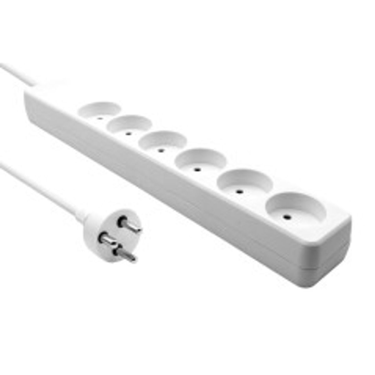 MicroConnect Danish Power Strip 6-way