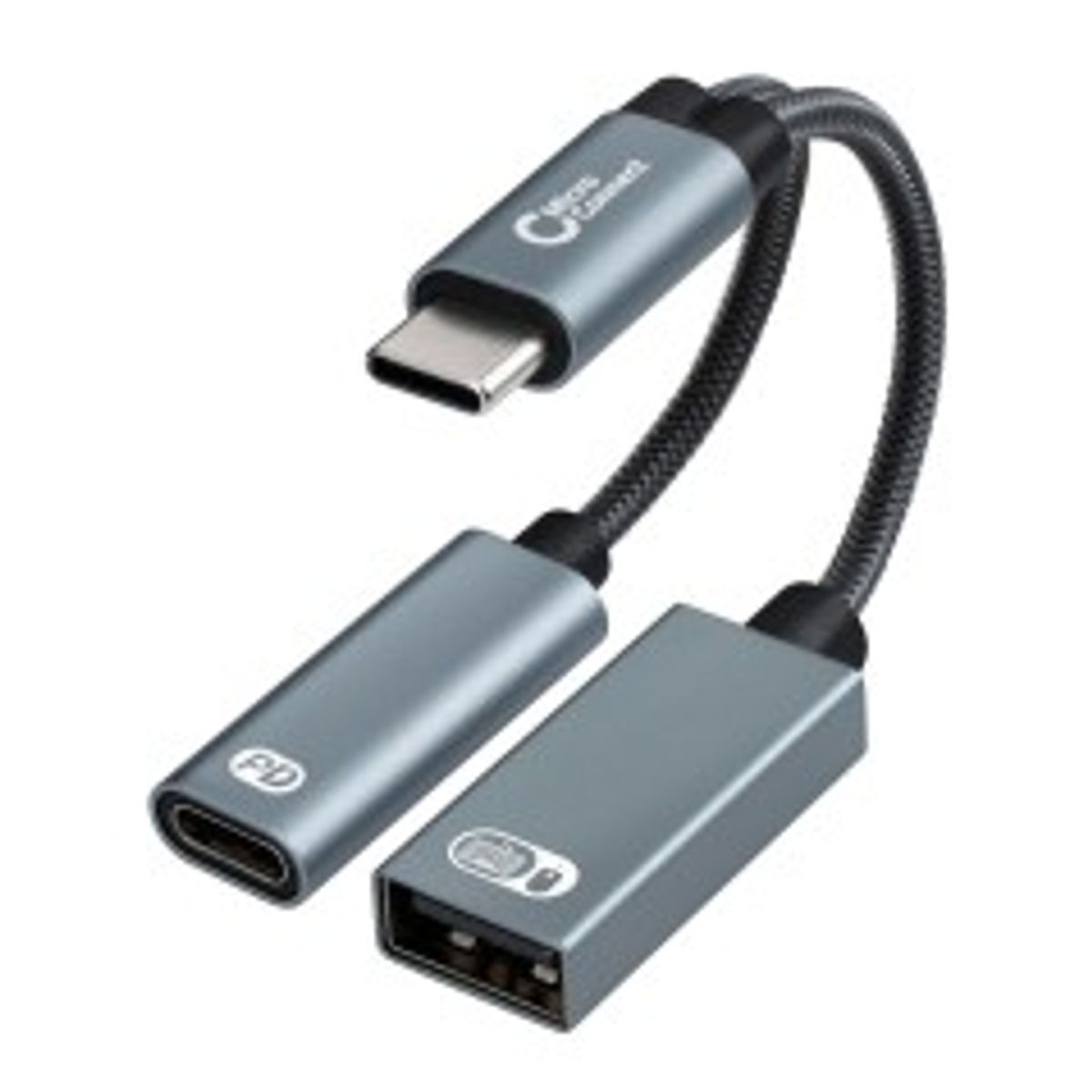 MicroConnect USB-C to USB-C PD and USB-A