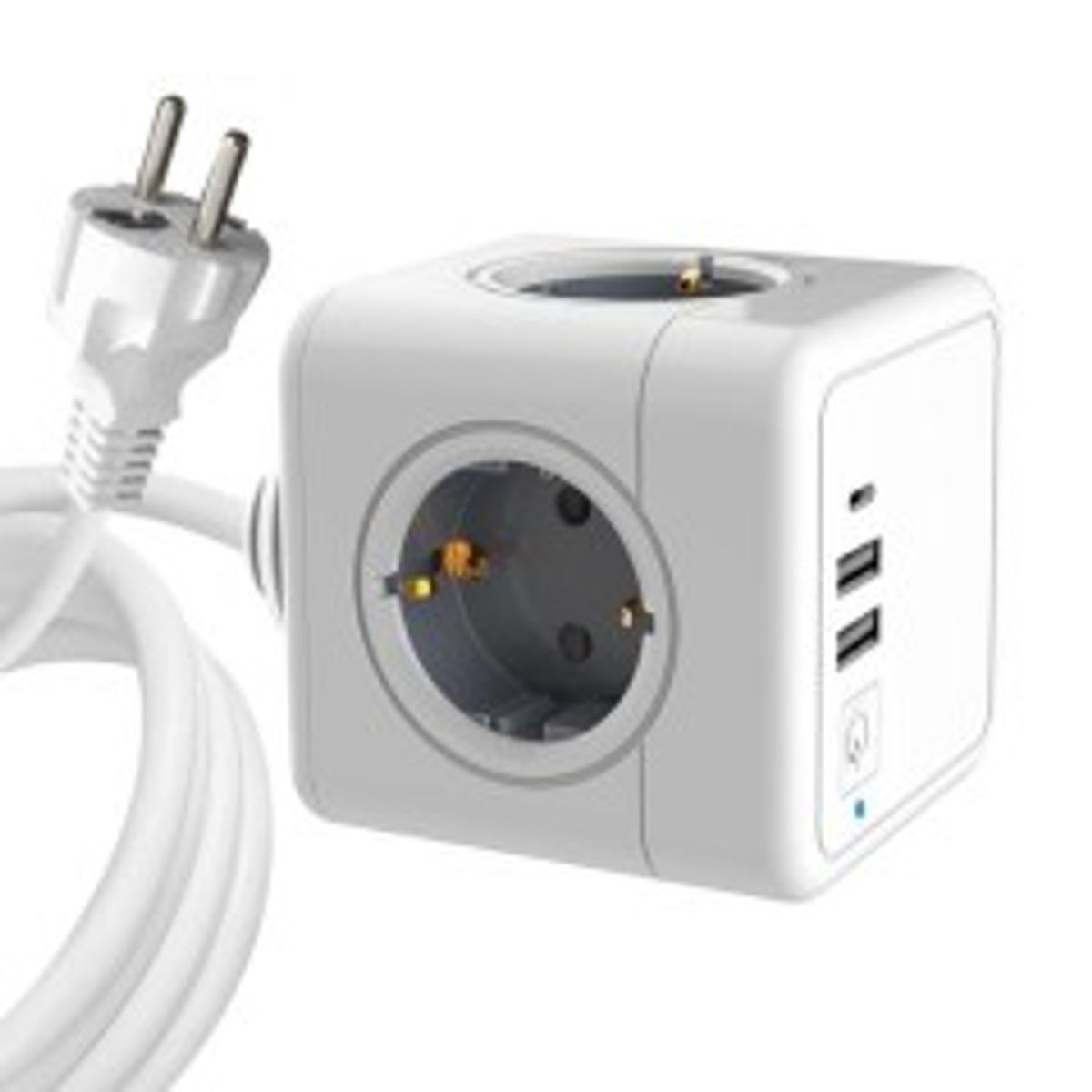 MicroConnect Power Cube, 4 Schuko outlets,