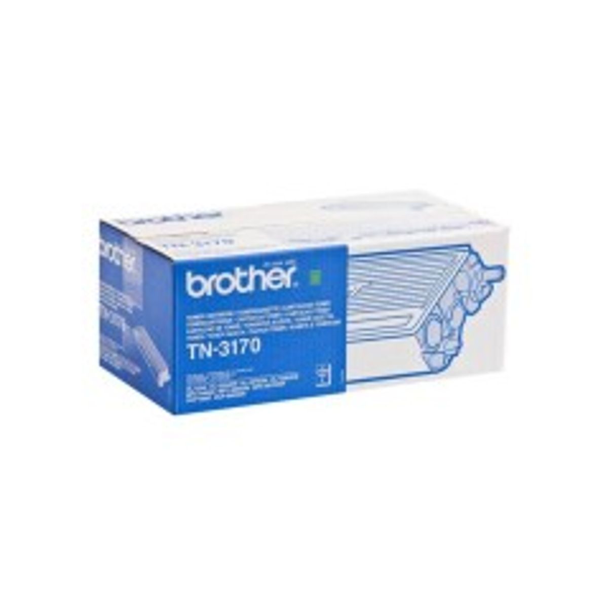 Brother TN 3170 Sort 7000 sider Toner