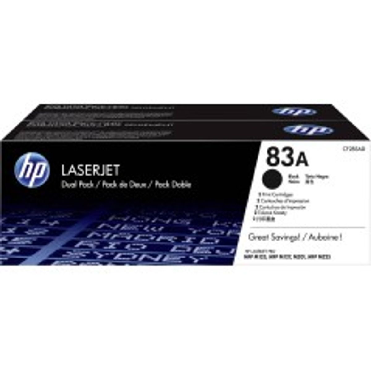 HP 83A Sort 1500 sider Toner CF283AD