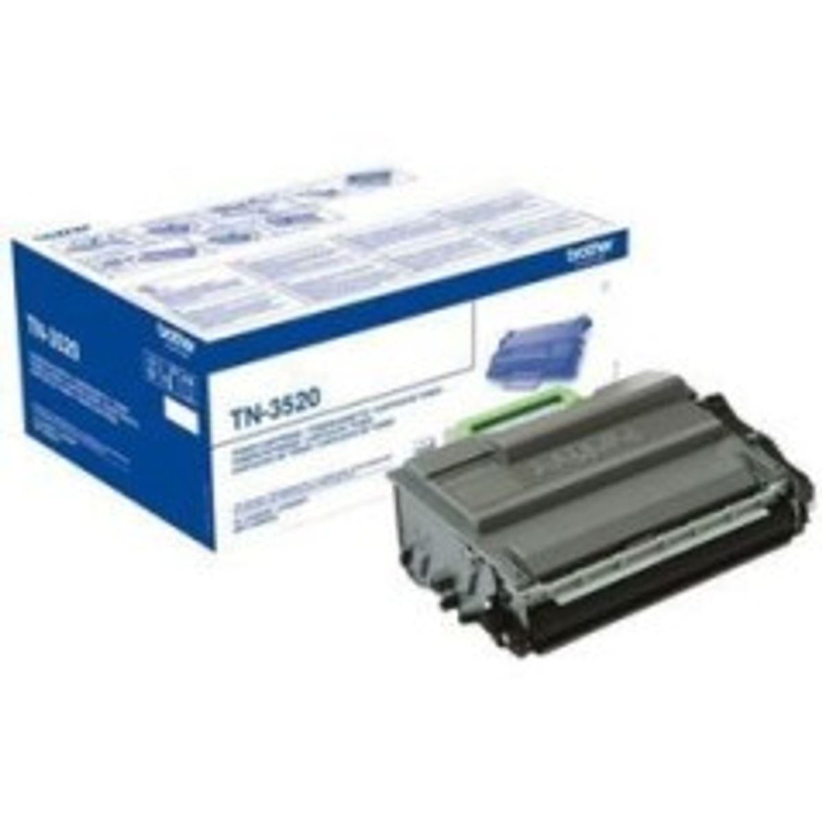 Brother TN 3520 Sort 20000 sider Toner