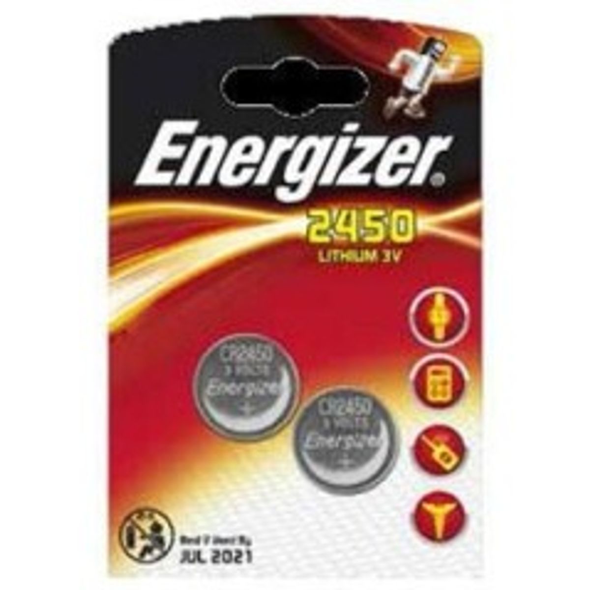 Energizer LITHIUM CR2450 2PK