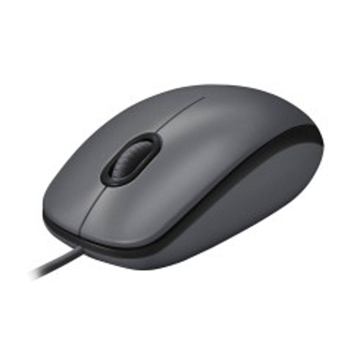 Logitech M100, Corded mouse, Black