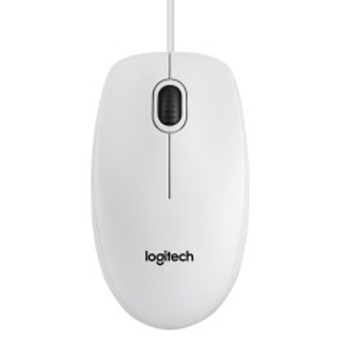 Logitech B100, Corded mouse,White