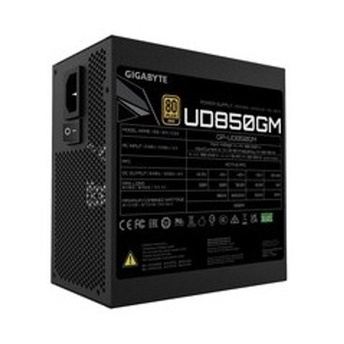 Gigabyte UD850GM Strømforsyning 850Watt