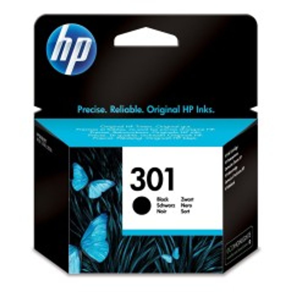 HP Ink Black Cartridge No. 301