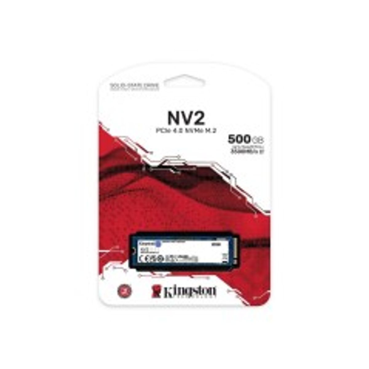 Kingston NV2 PCIe 4.0 NVMe M2 SSD, 500 GB - SSD