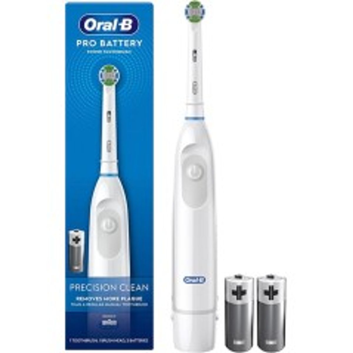 Oral-B Pro Battery Elektrisk tandbørste Hvid