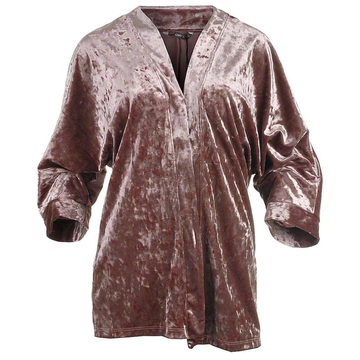 Only velour kimono 3/4, rosa, Punti - 188 - L+ - L