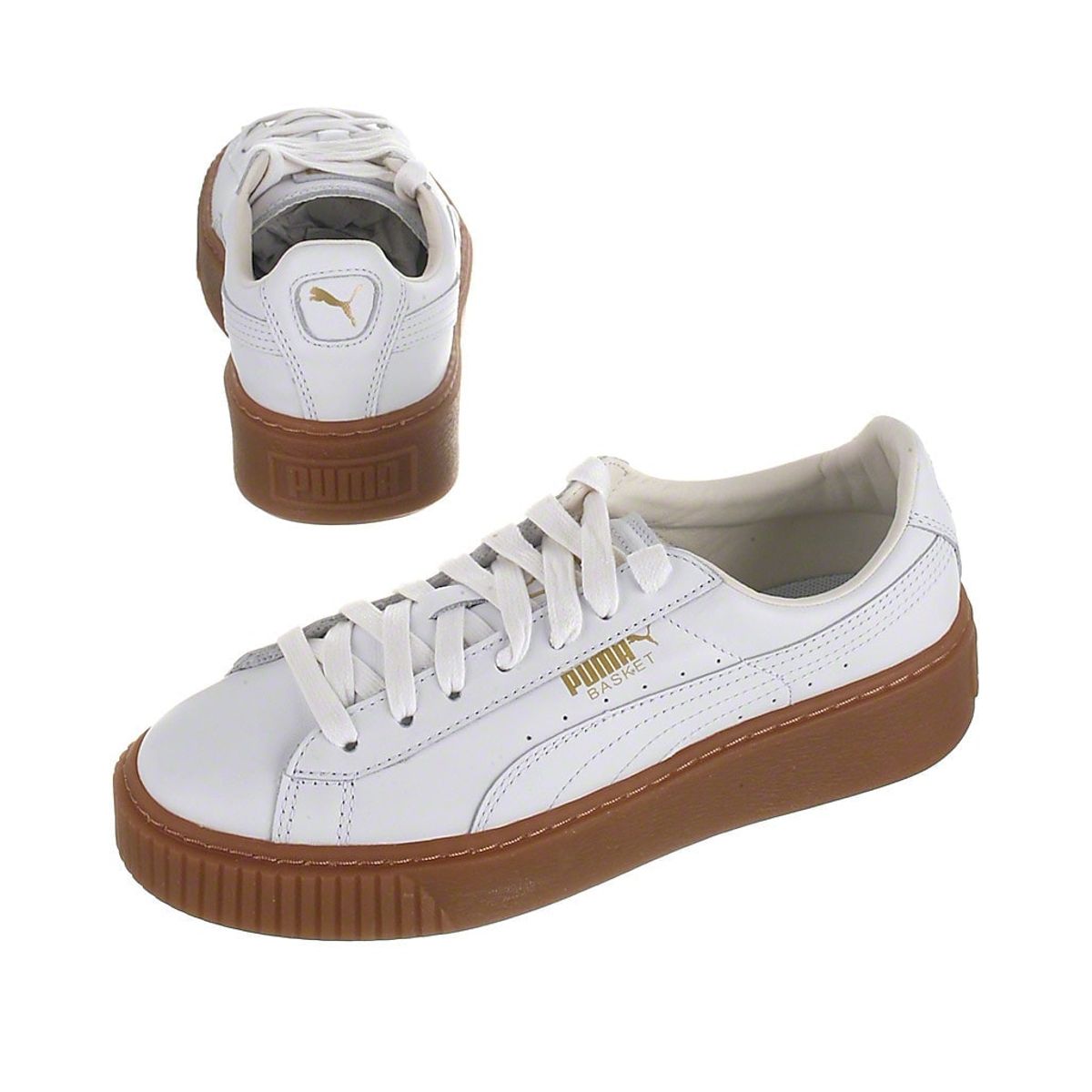 Puma sneakers, hvid, Basket Platform Core - 36+ - 36