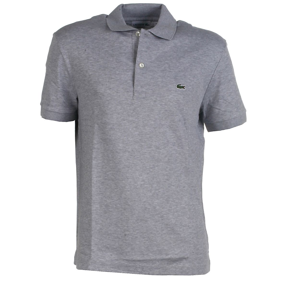 Lacoste polo t-shirt, grey - 164 - XS+ - 34