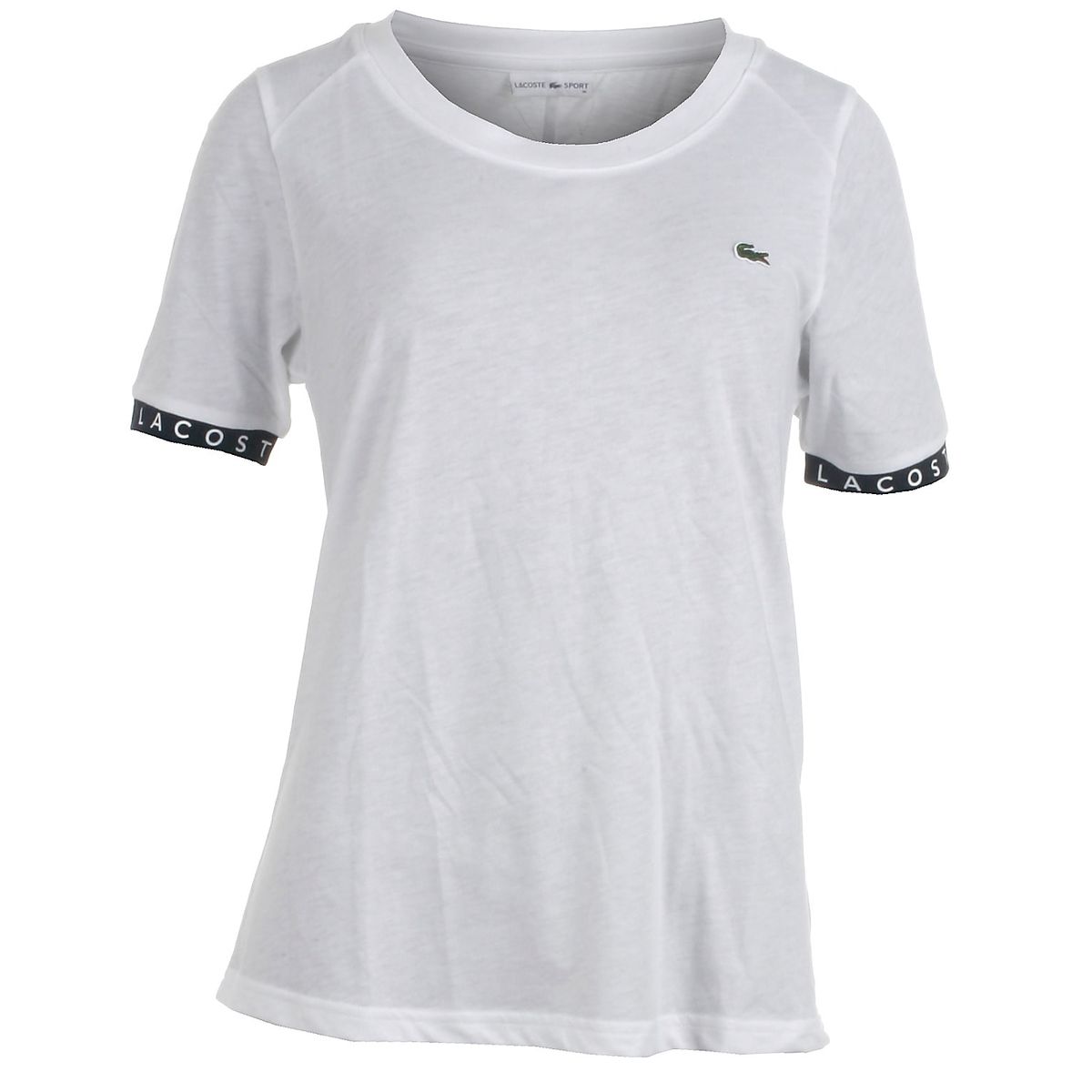 Lacoste t-shirt s/s, hvid - 182 - M+ - 38