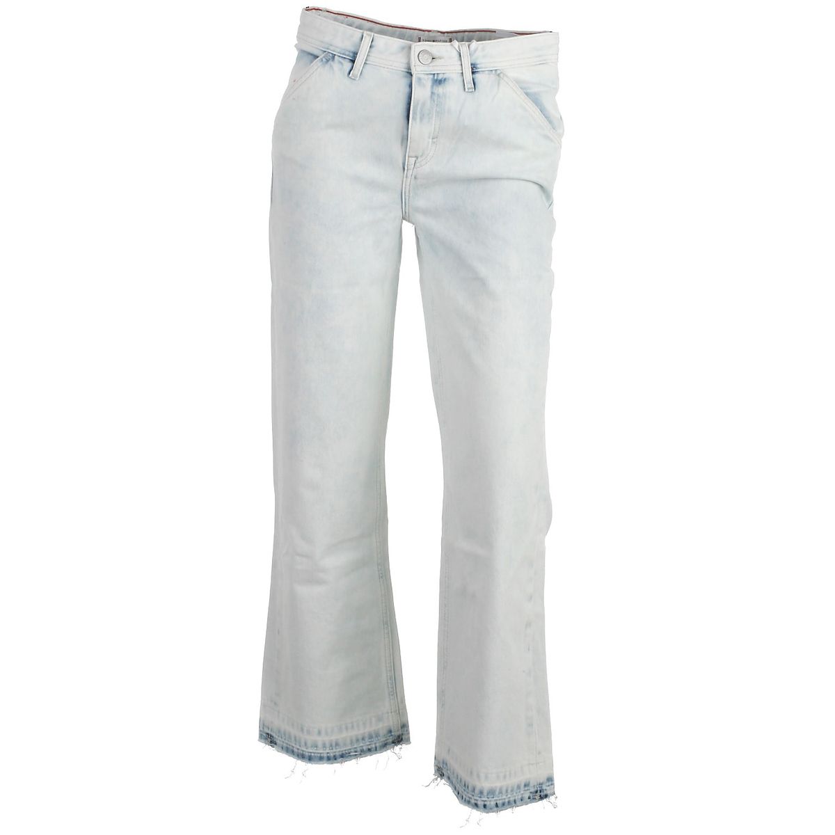 Tommy Hilfiger wide pant, washed blue - 152 - 12år