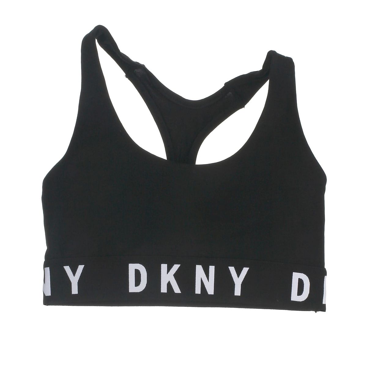 DKNY bralette, Boyfriend racerback, black - 176 - S+ - 36