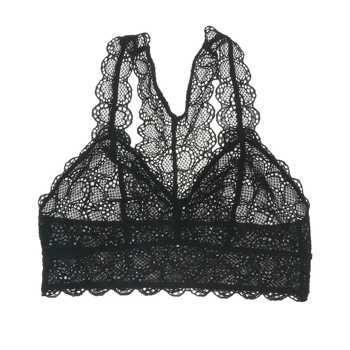 DKNY bralette, Lace, black - 188 - L+ - 40