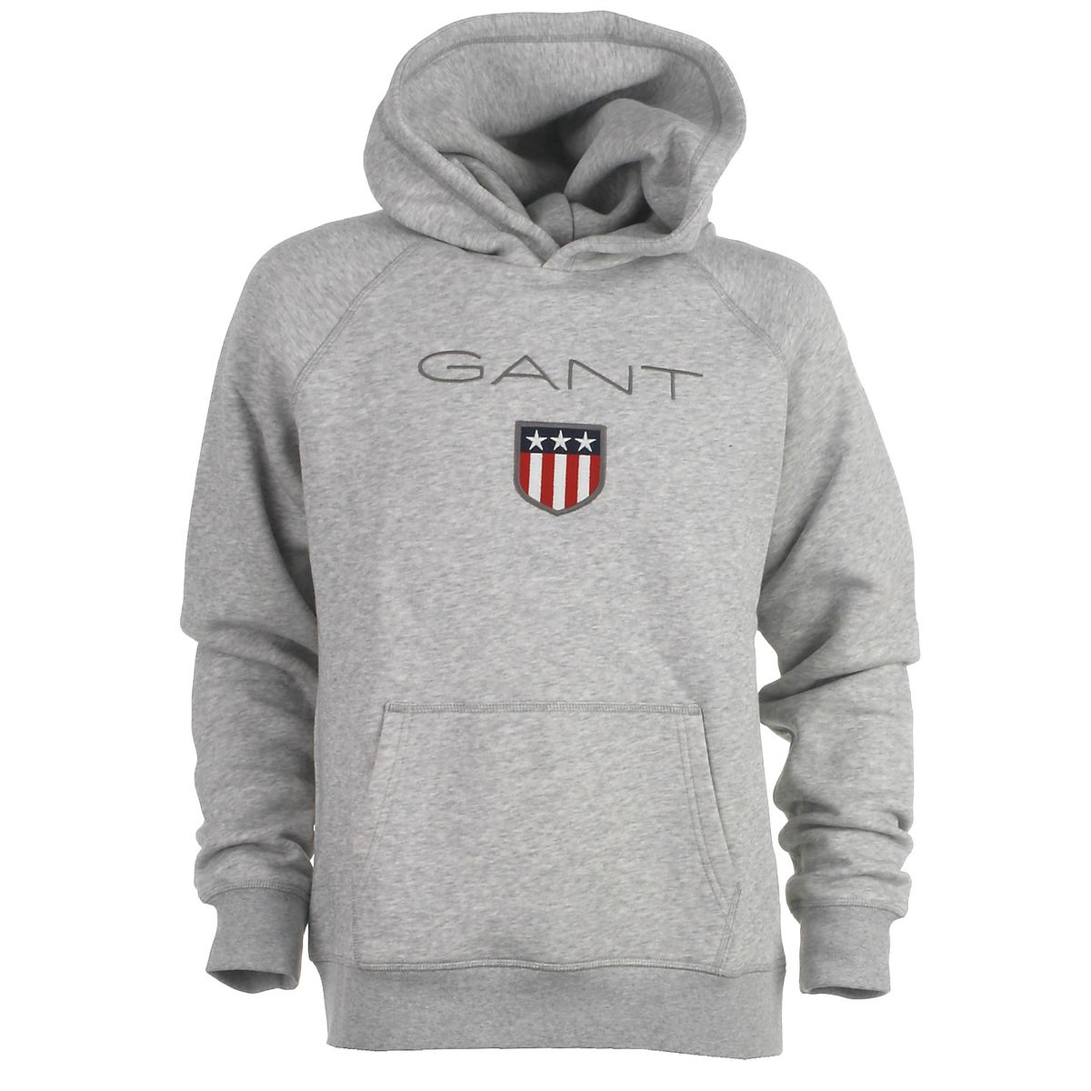 Gant hood sweat, lightgrey - 170 - 15år